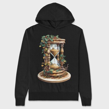 Hourglass Holly Garden, Hanorac Oversize Barbati (Unisex)