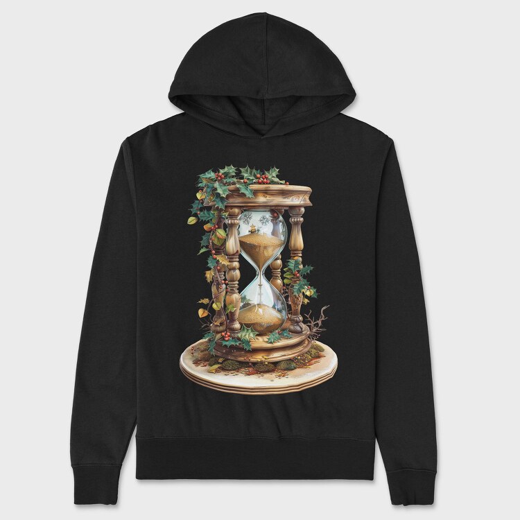 Hourglass Holly Garden, Hanorac Oversize Barbati (Unisex)