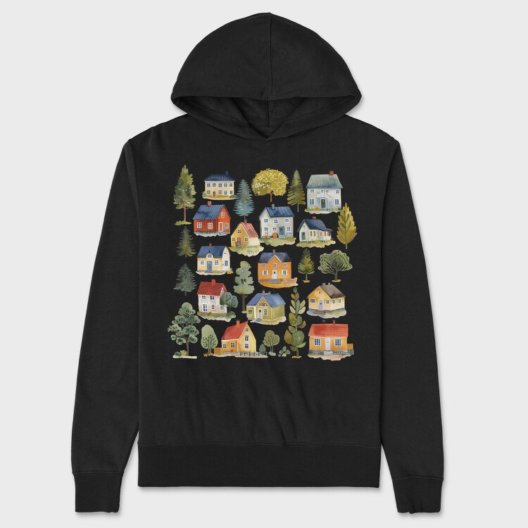 Houses 1, Hanorac Oversize Barbati (Unisex)