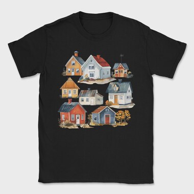 Houses 5, Tricou Barbati (Unisex)