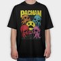 Pacman Skulls, Tricou Oversize Barbati (Unisex)