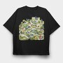 Houses In Country Side, Tricou Oversize Barbati (Unisex)