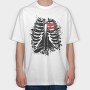 Ribs Heart Tattoo, Tricou Oversize Barbati (Unisex)