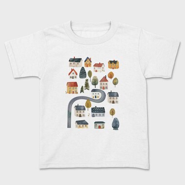 Houses In Night, Tricou Copii