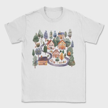 Houses Nature Path, Tricou Barbati (Unisex)