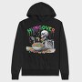 Hungover Skeleton Cereal, Hanorac Oversize Barbati (Unisex)