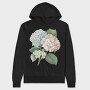 Hydrangea Blossom Mood, Hanorac Oversize Barbati (Unisex)