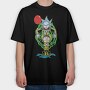 Rick And Morty Clown, Tricou Oversize Barbati (Unisex)