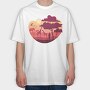 African Landscape, Tricou Oversize Barbati (Unisex)