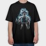 Son Goku Blue, Tricou Oversize Barbati (Unisex)
