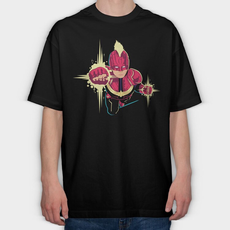 Power Punch, Tricou Oversize Barbati (Unisex)