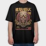 Colossal Titan Face, Tricou Oversize Barbati (Unisex)