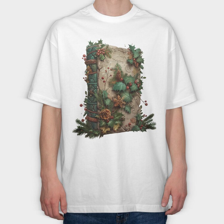 Holly Christmas Berry, Tricou Oversize Barbati (Unisex)