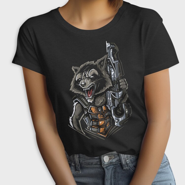 Cyber Raccoon, Tricou Femei