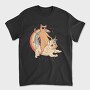 Cat Riding Dog Unicorn, Tricou Barbati (Unisex)