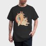 Cat Riding Dog Unicorn, Tricou Barbati (Unisex)