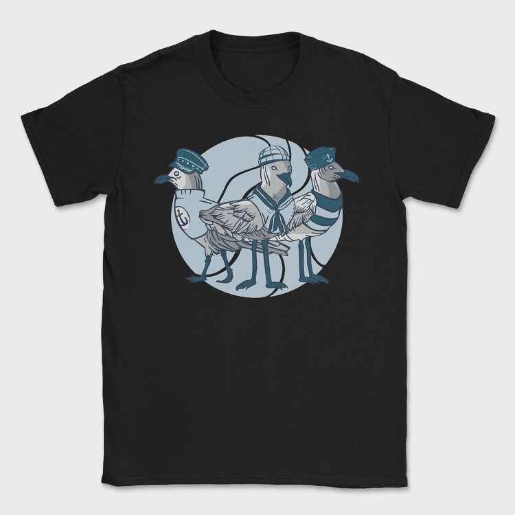 Seagulls Sailors, Tricou Barbati (Unisex)