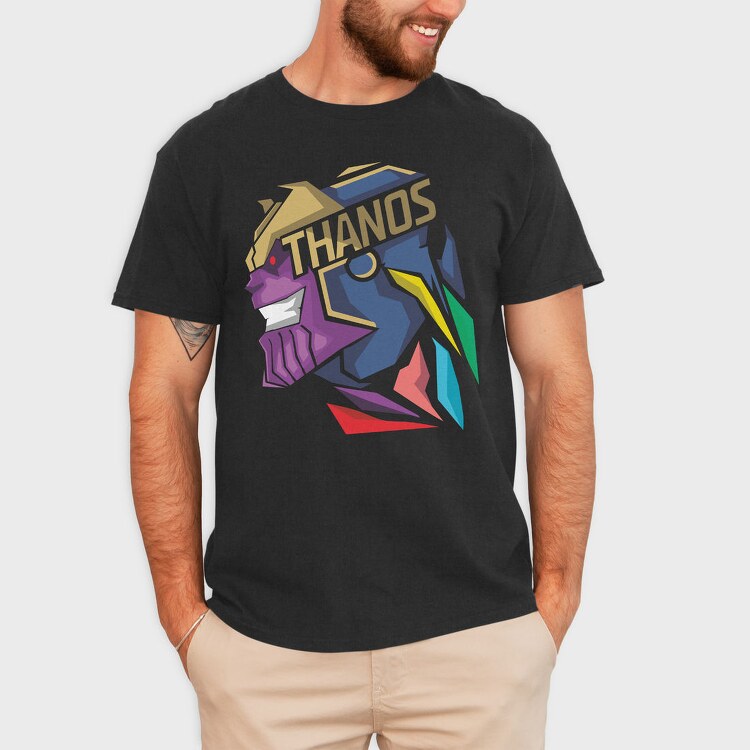 Thanos Helmet, Tricou Barbati (Unisex)