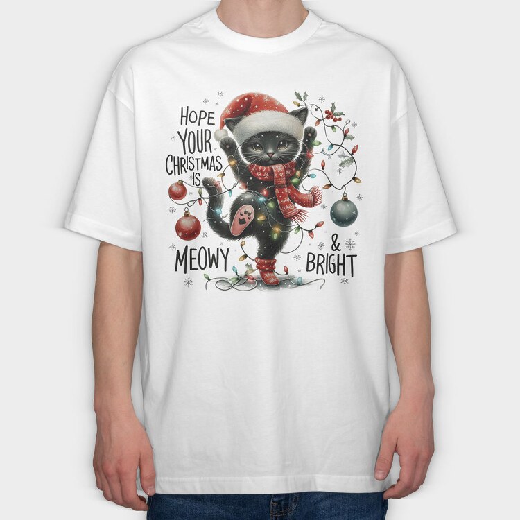 Hope Your Christmas, Tricou Oversize Barbati (Unisex)