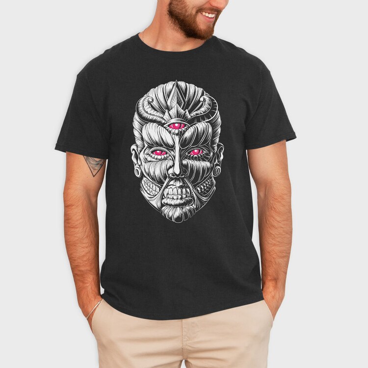 Red Eyes Sketch, Tricou Barbati (Unisex)