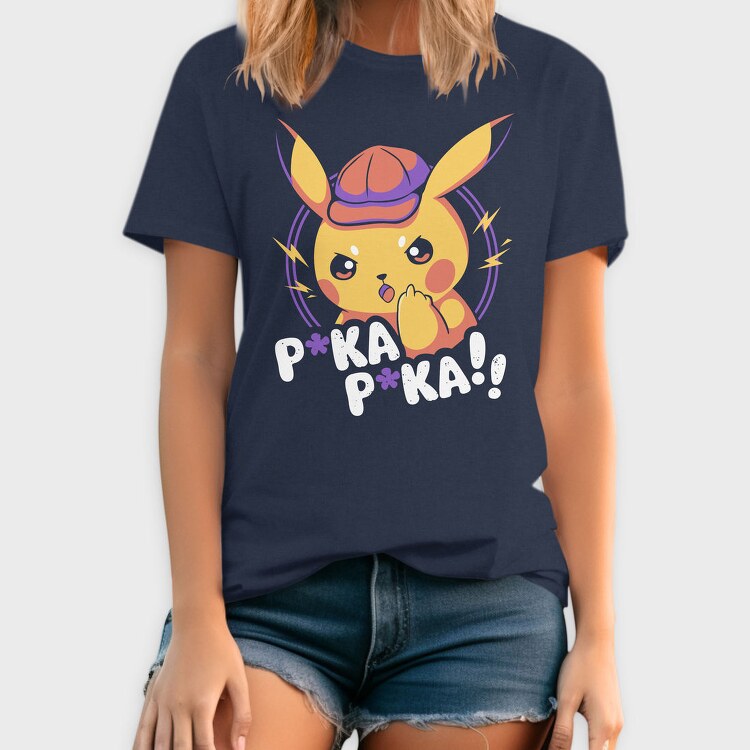 Pikachu Lightning Cap, Tricou Barbati (Unisex)