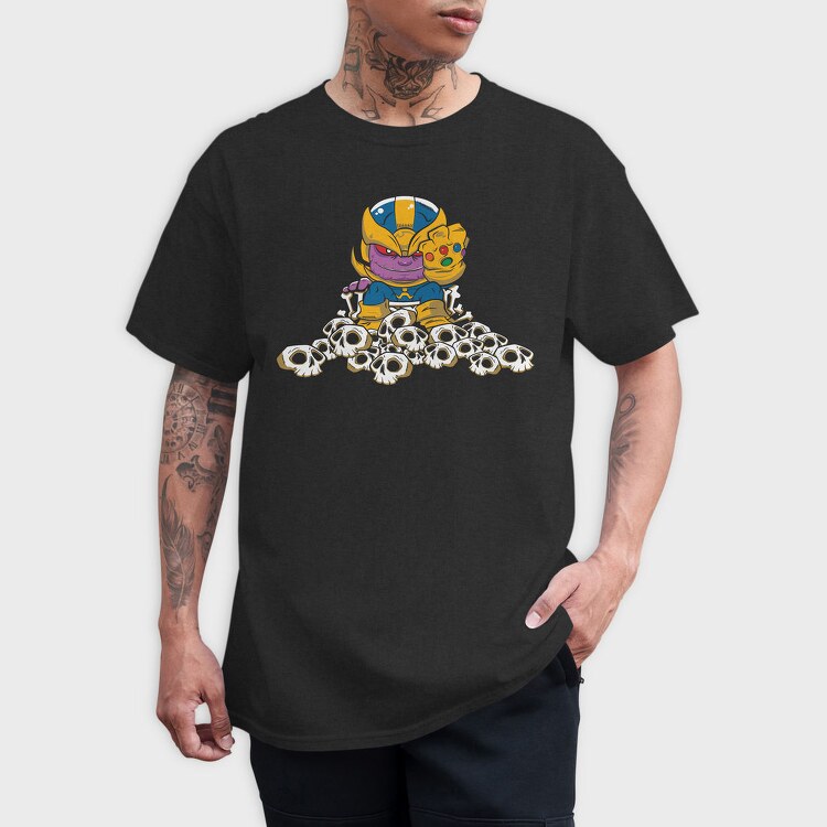 Thanos Skull Explosion, Tricou Barbati (Unisex)