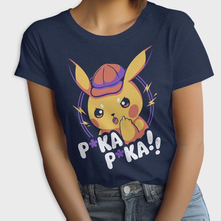 Pikachu Lightning Cap, Tricou Femei