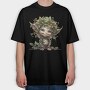 Holly Fairy Gnome, Tricou Oversize Barbati (Unisex)