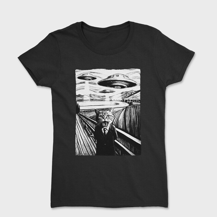 Scared Cat Ufo, Tricou Femei