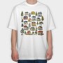 Houses 1, Tricou Oversize Barbati (Unisex)