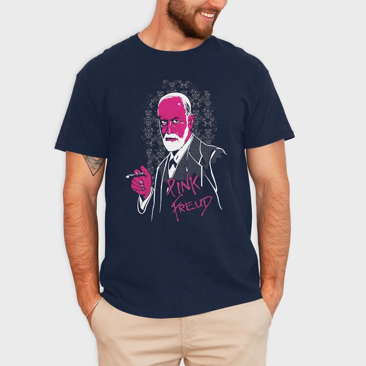 Pink Freud, Tricou Barbati (Unisex)