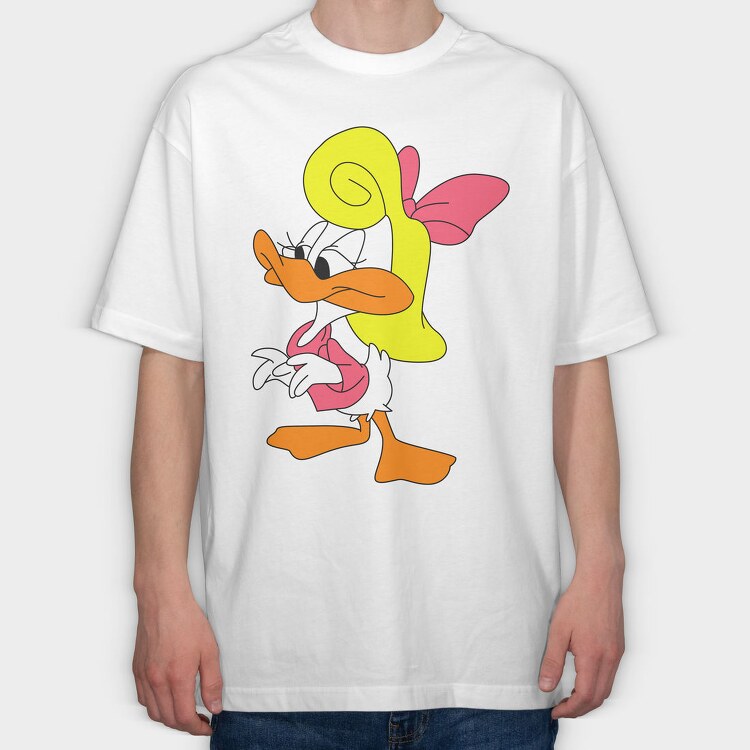 Daisy Duck Dmarcheur, Tricou Oversize Barbati (Unisex)