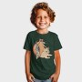 Cat Riding Dog Unicorn, Tricou Copii