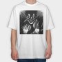 Dark Clown Girl, Tricou Oversize Barbati (Unisex)