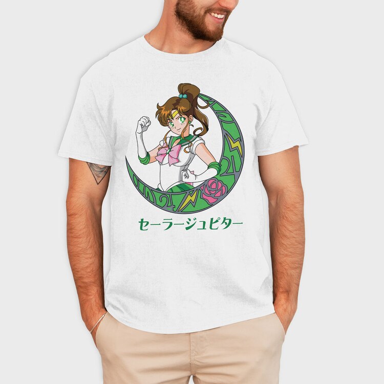 Sailor Moon Green, Tricou Barbati (Unisex)