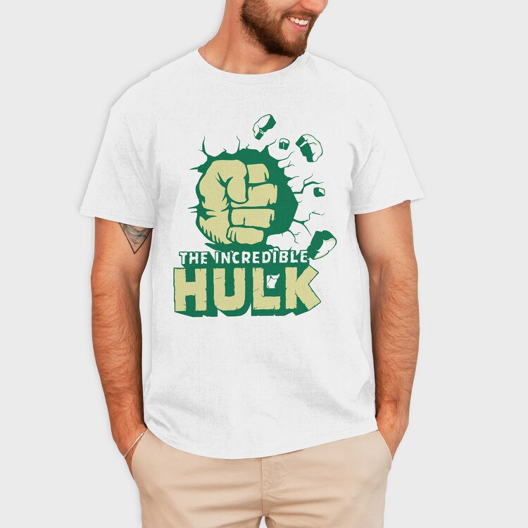 The Incredible Hulk Fist, Tricou Barbati (Unisex)