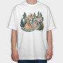 Houses Nature Nest, Tricou Oversize Barbati (Unisex)