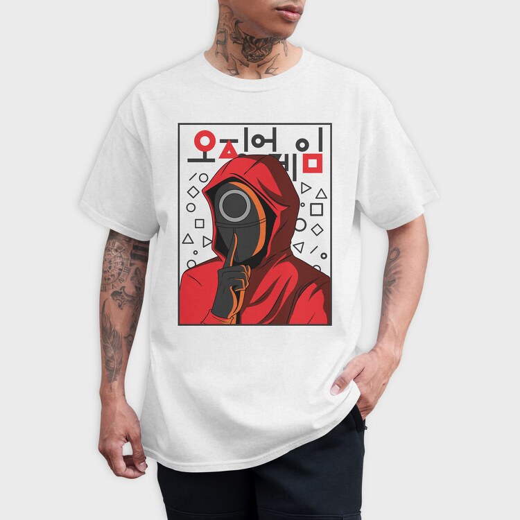 Red Hooded Whisper, Tricou Barbati (Unisex)