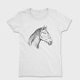 Horse Hand Draw, Tricou Femei