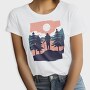 Hiking Sunset, Tricou Femei