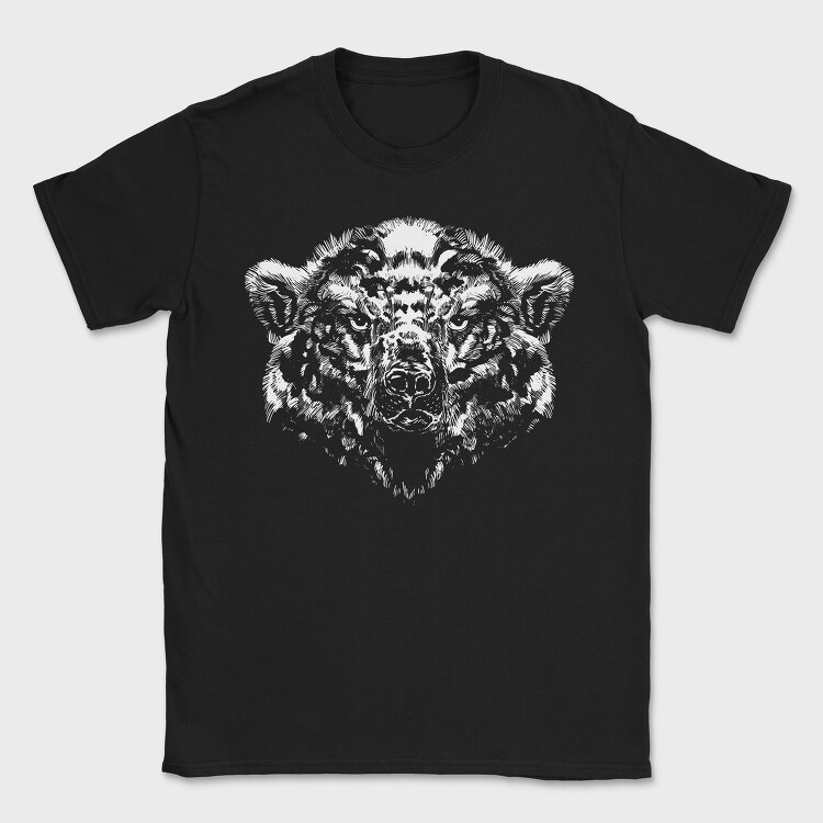 Shaded Polar Bear, Tricou Barbati (Unisex)
