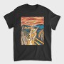 Cat Munch Scream, Tricou Barbati (Unisex)