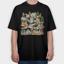 Houses 2, Tricou Oversize Barbati (Unisex)