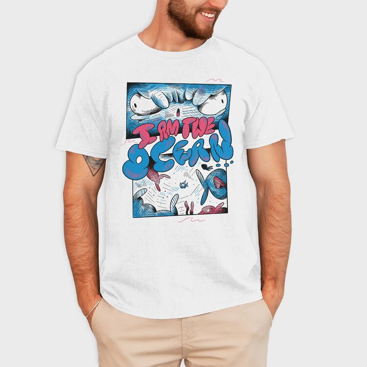 Ocean Creatures 07, Tricou Barbati (Unisex)