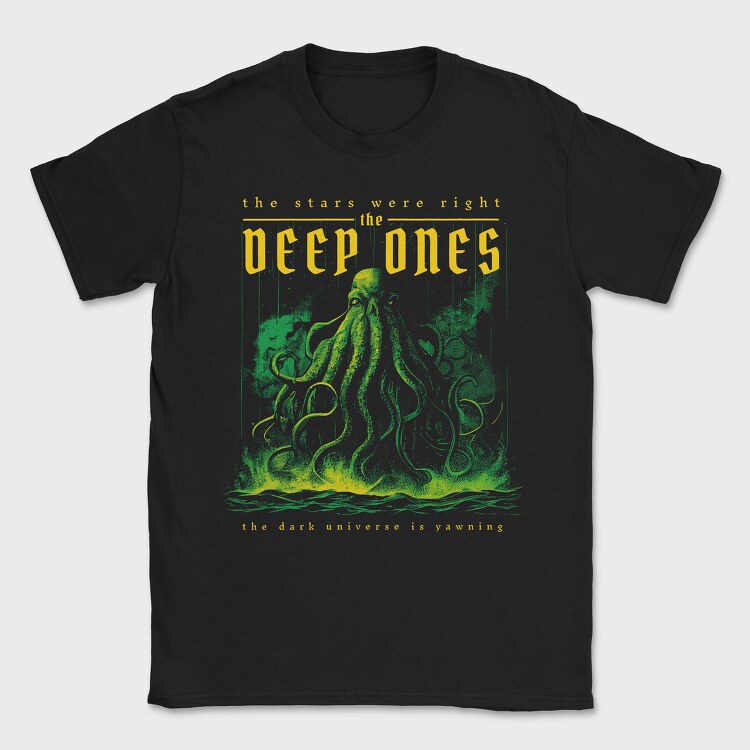 Sea Monster Deep, Tricou Barbati (Unisex)