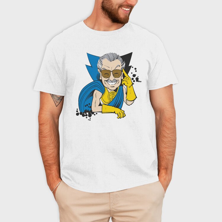 The Man With The Mustache, Tricou Barbati (Unisex)