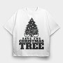 Save the Christmas Tree, Tricou Oversize Barbati (Unisex)