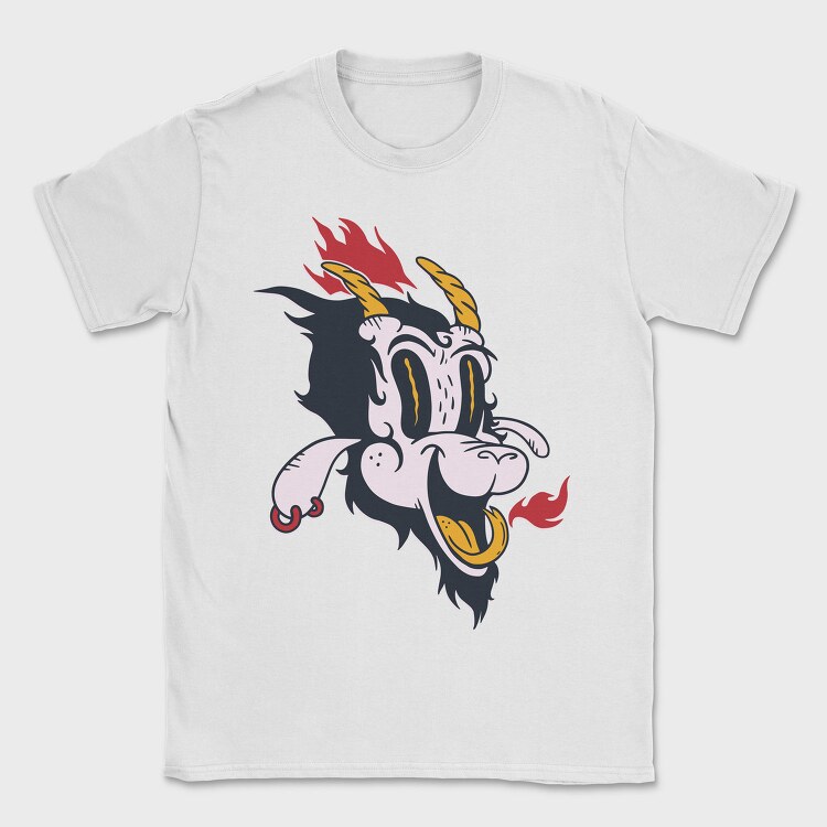 Satan Cartoon, Tricou Barbati (Unisex)
