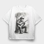Sasquatch, Tricou Oversize Barbati (Unisex)