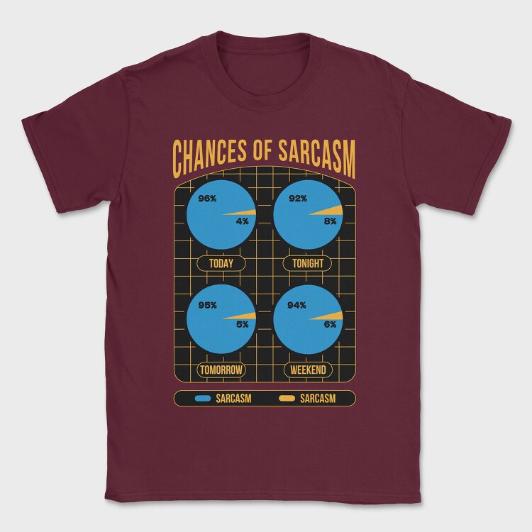 Sarcasm Chances, Tricou Barbati (Unisex)